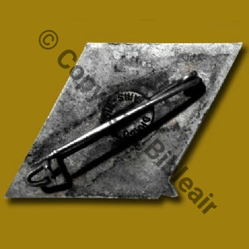 124  1945.46 A1098NH SPA.124 JEANNE ARC 2eDRILLE GC.II.6 Gd Mdle  Dr SM Bol fenetre pastille DrPN Dos lisse irreg Src.GOUT via A. DENIS 